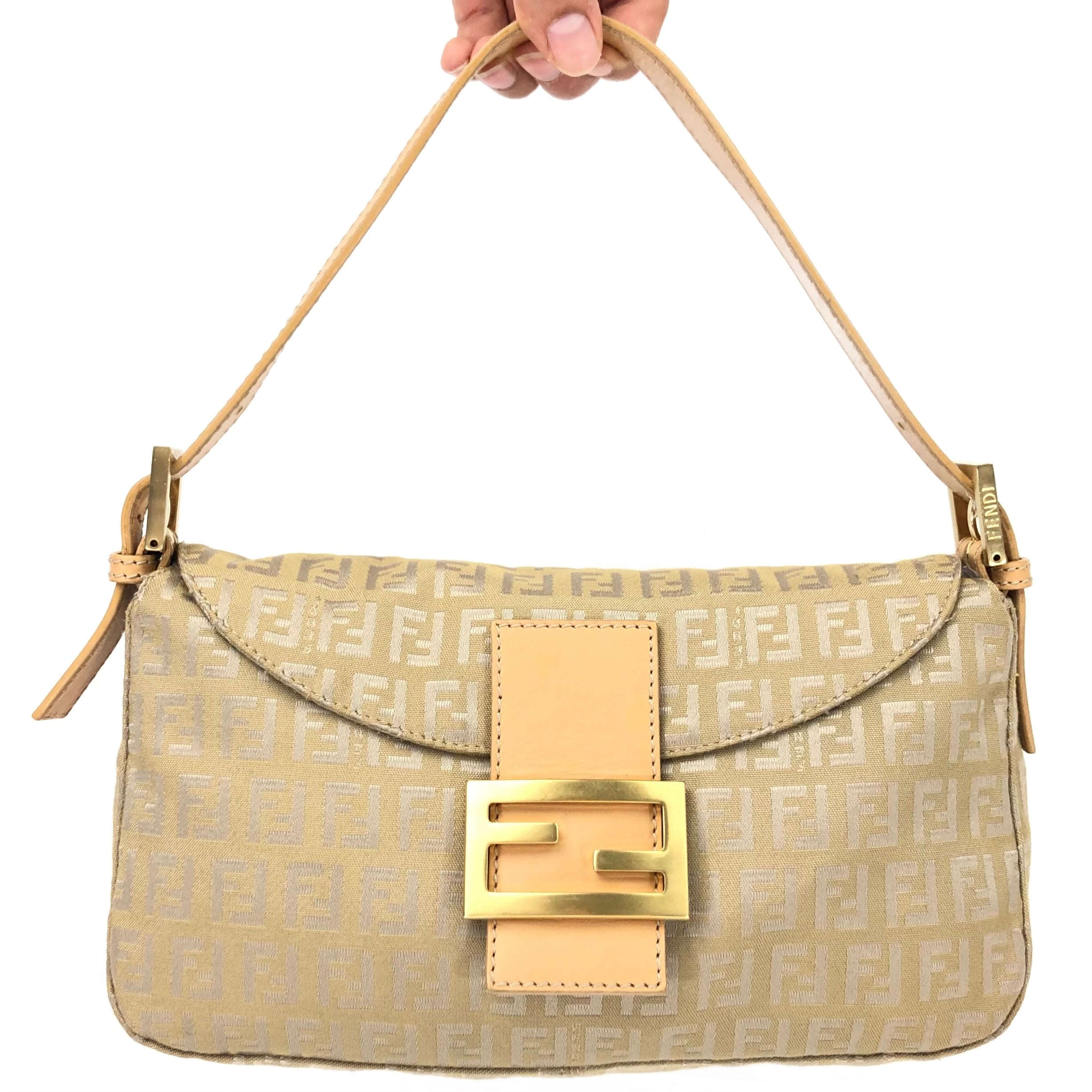 FENDI ZUCCA SHOULDER BAG