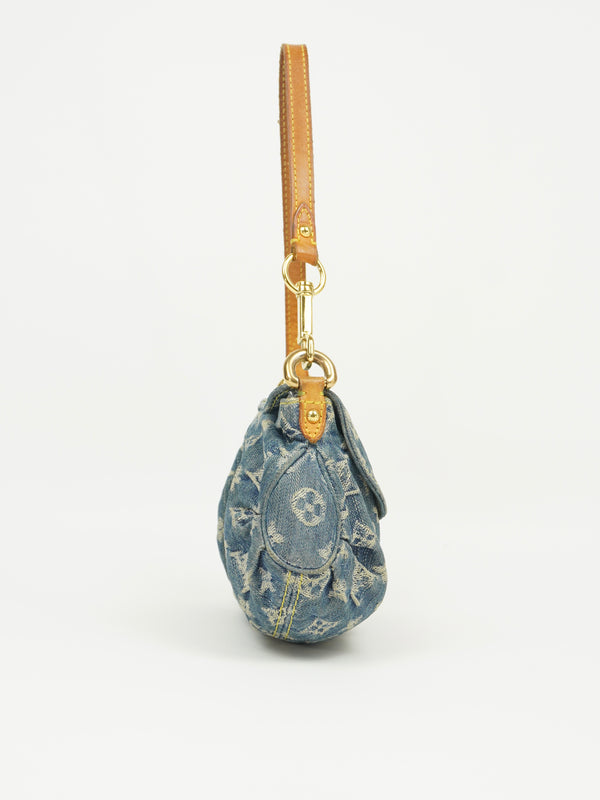 LOUIS VUITTON DENIM PLEATY BAG