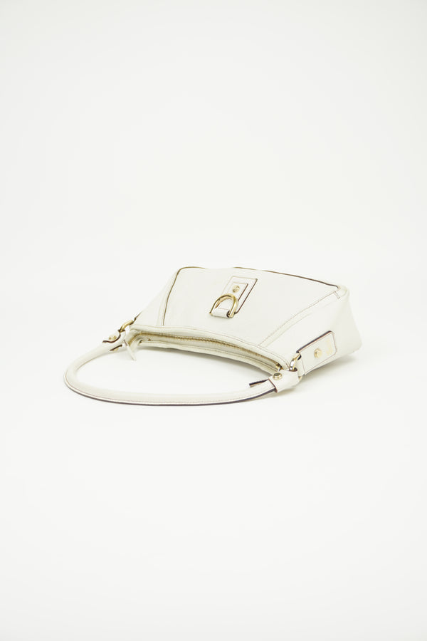 GUCCI LEATHER D RING BAG