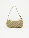 GUCCI MONOGRAM BAG WITH HEART CHARM