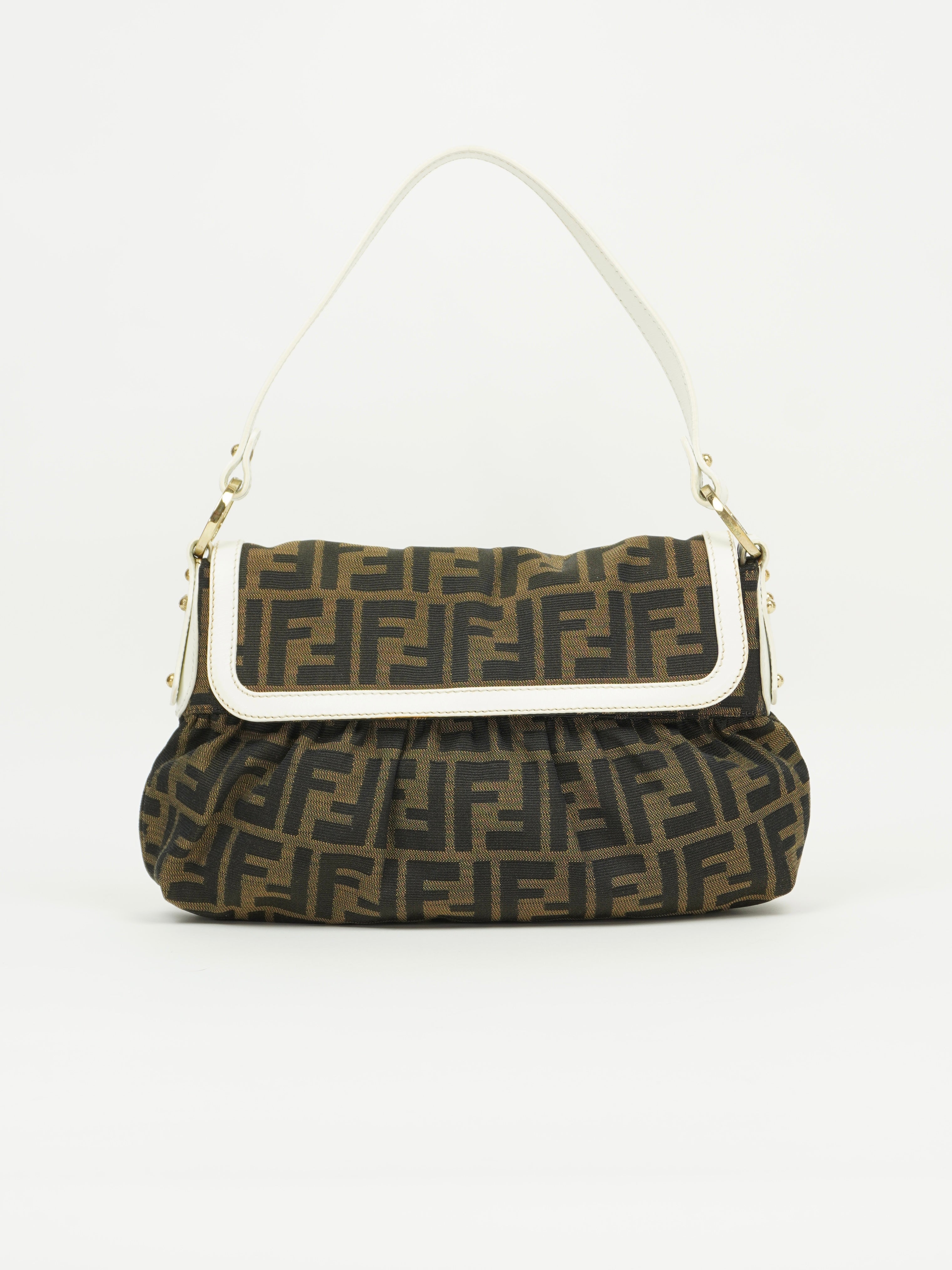 FENDI ZUCCA SHOULDER BAG