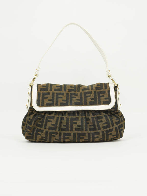 FENDI ZUCCA SHOULDER BAG