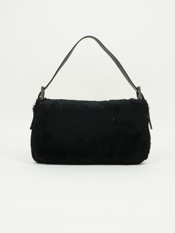 FENDI FUR BAGUETTE BAG