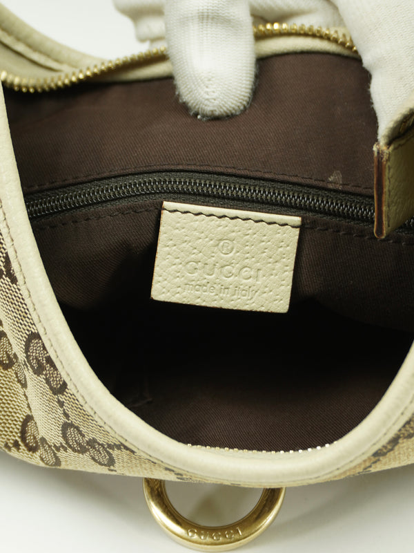 GUCCI MONOGRAM D RING BAG