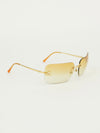 CHANEL RIMLESS RHINESTONE SUNGLASSES
