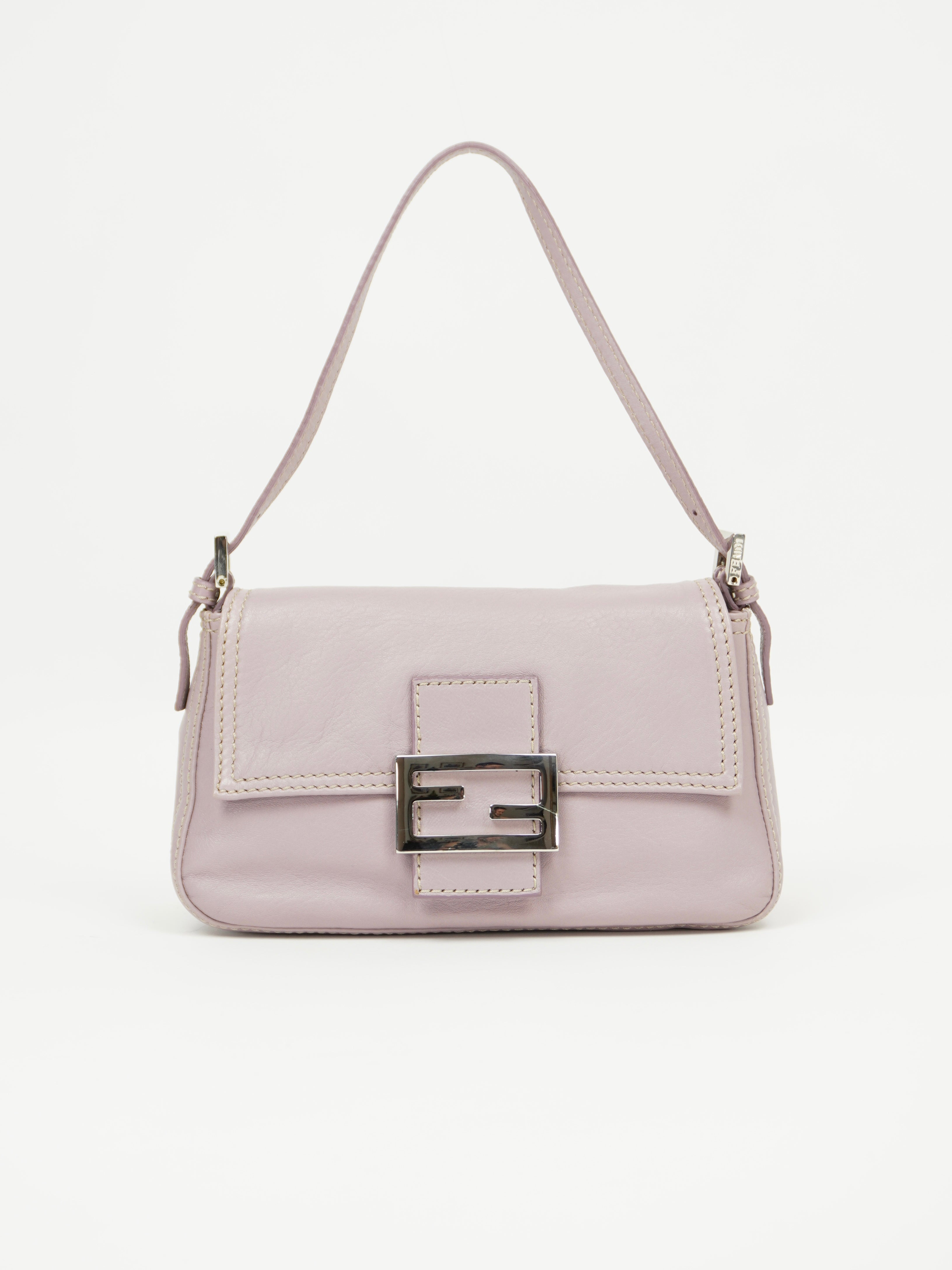FENDI LEATHER BAGUETTE