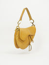 CHRISTIAN DIOR TAN LEATHER SADDLE BAG