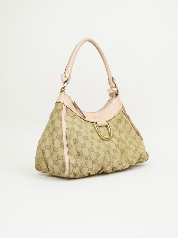 GUCCI MONOGRAM ABBEY BAG