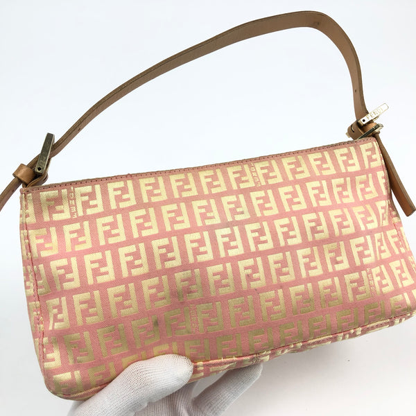 FENDI ZUCCA SHOULDER BAG