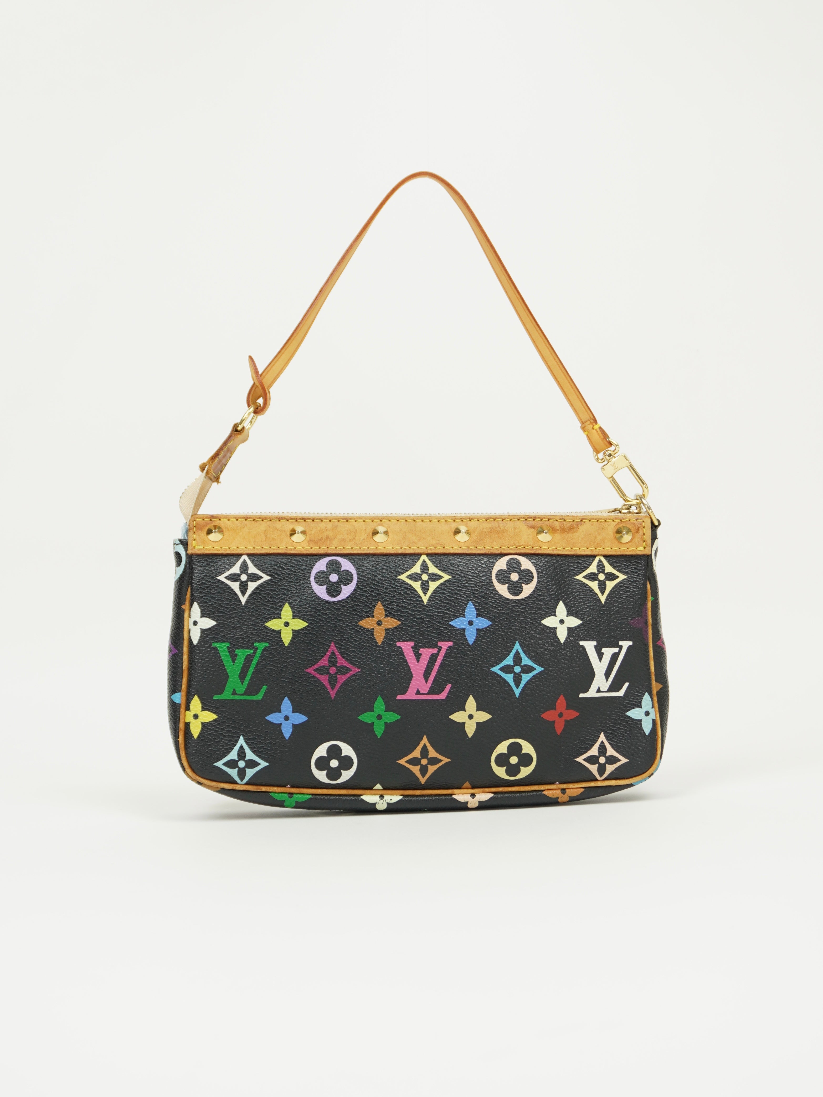 LOUIS VUITTON MULTICOLOR TAKASHI MURAKAMI POCHETTE BAG