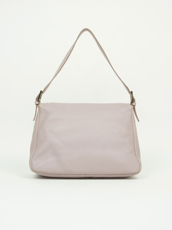 FENDI MAMA LILAC LEATHER BAGUETTE