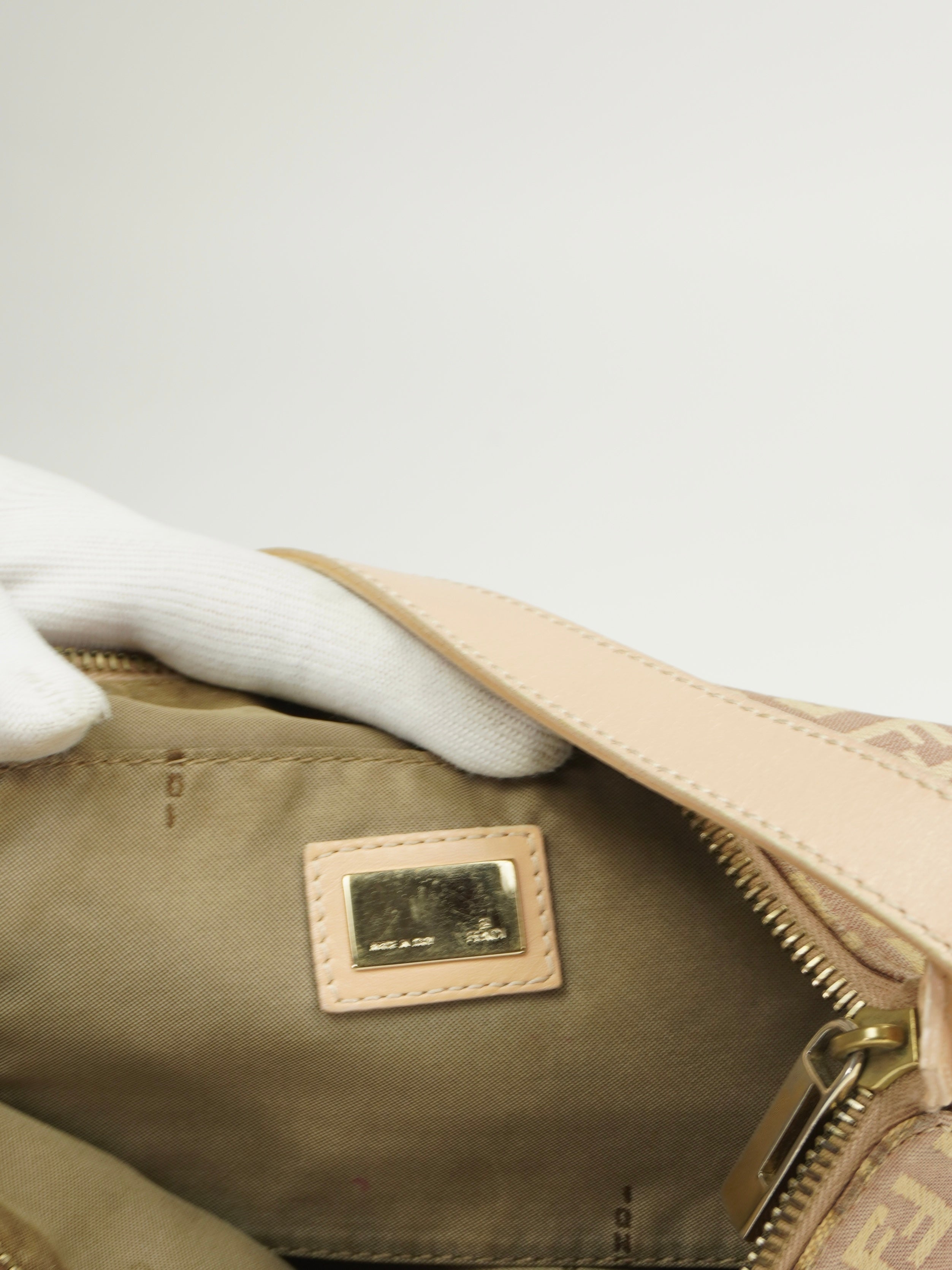 FENDI ZUCCA SHOULDER BAG