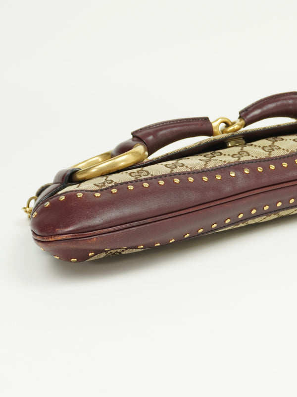 GUCCI TOM FORD STUDDED HORSEBIT BAG