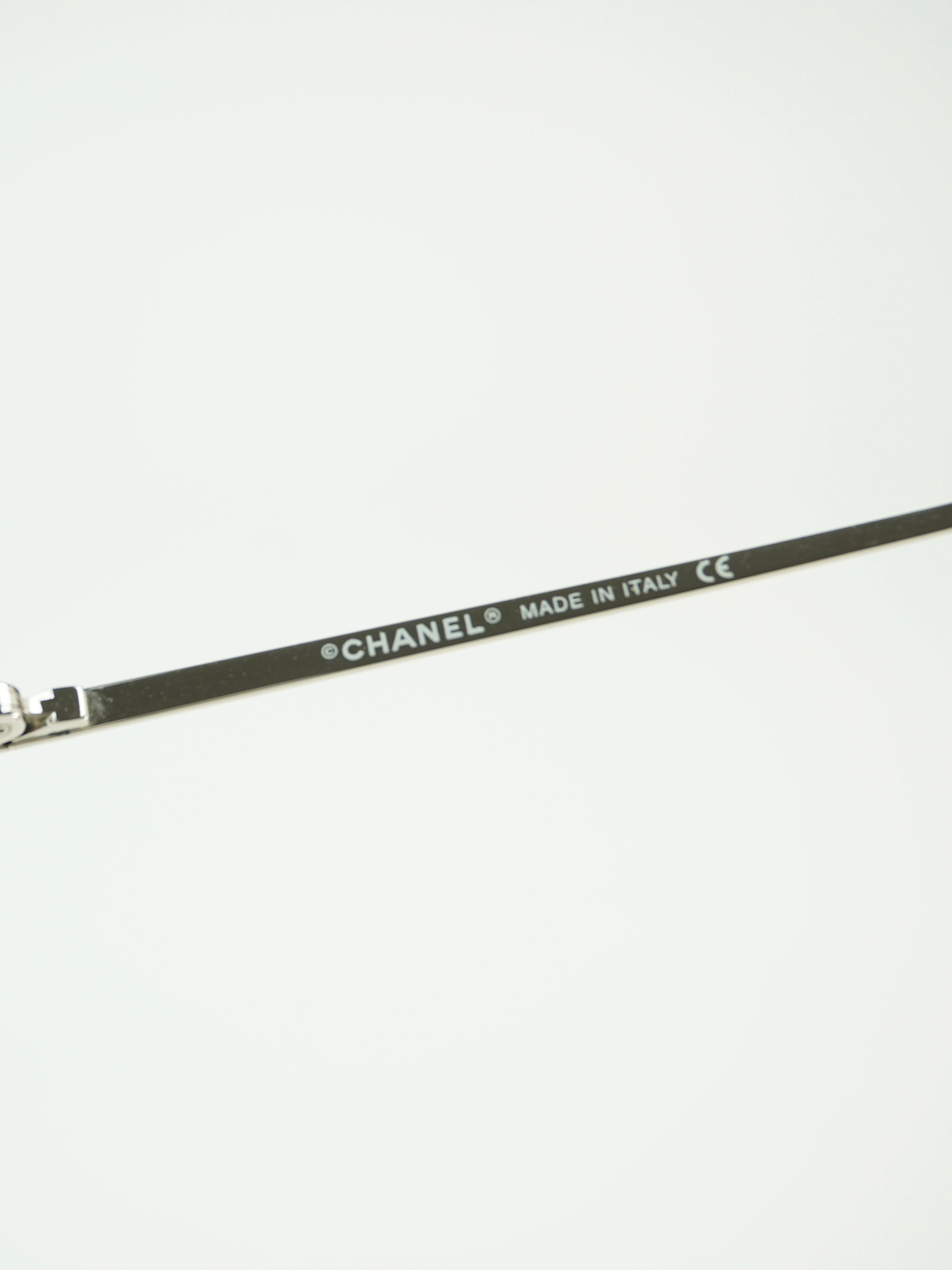 CHANEL RIMLESS RHINESTONE SUNGLASSES