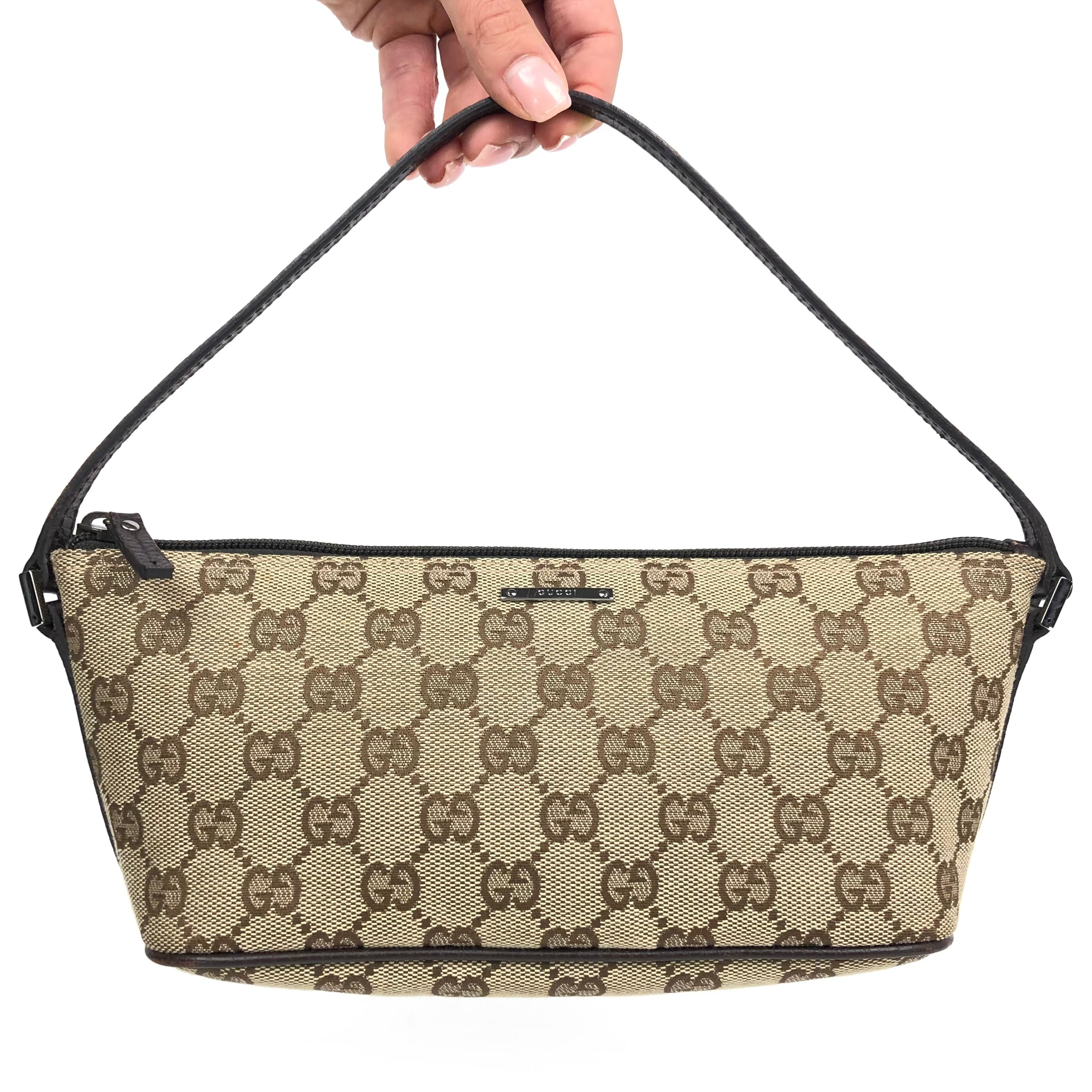 GUCCI MONOGRAM SHOULDER BAG