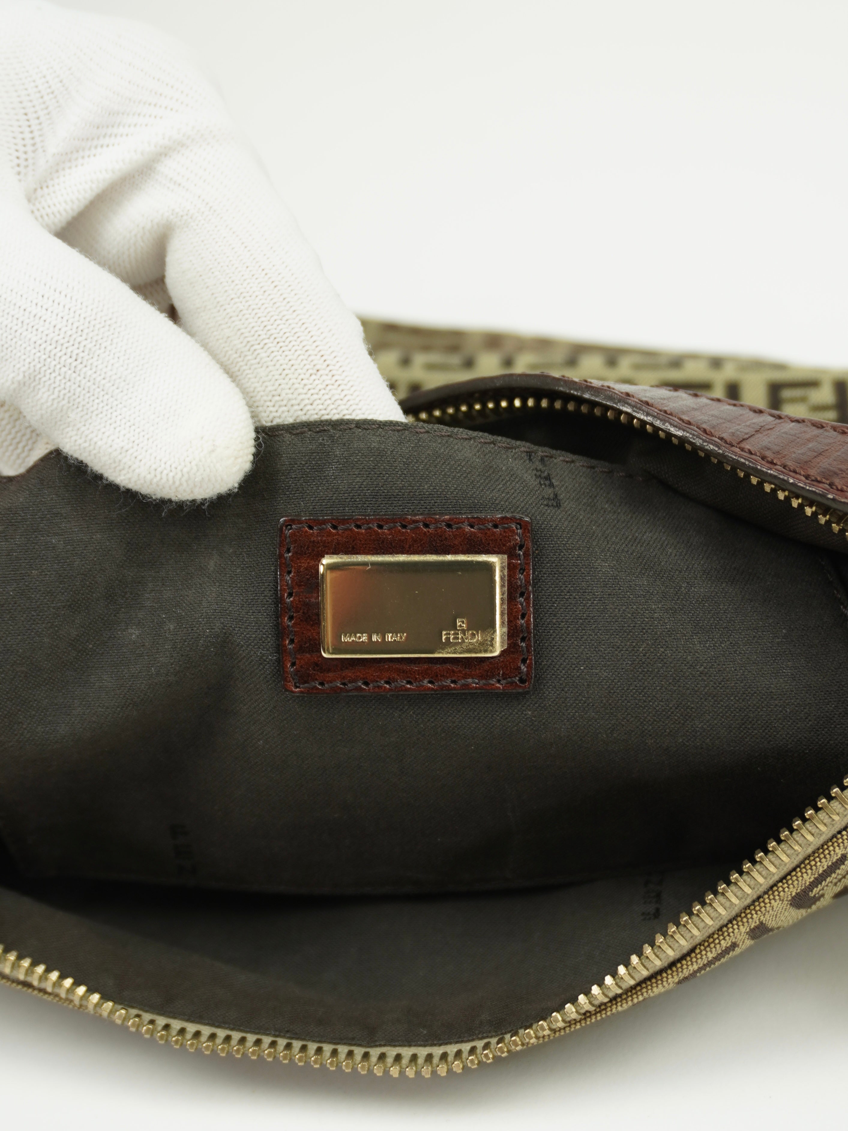 FENDI ZUCCA SHOULDER BAG