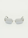 CHANEL RIMLESS RHINESTONE SUNGLASSES