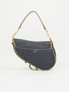 CHRISTIAN DIOR DENIM SADDLE BAG