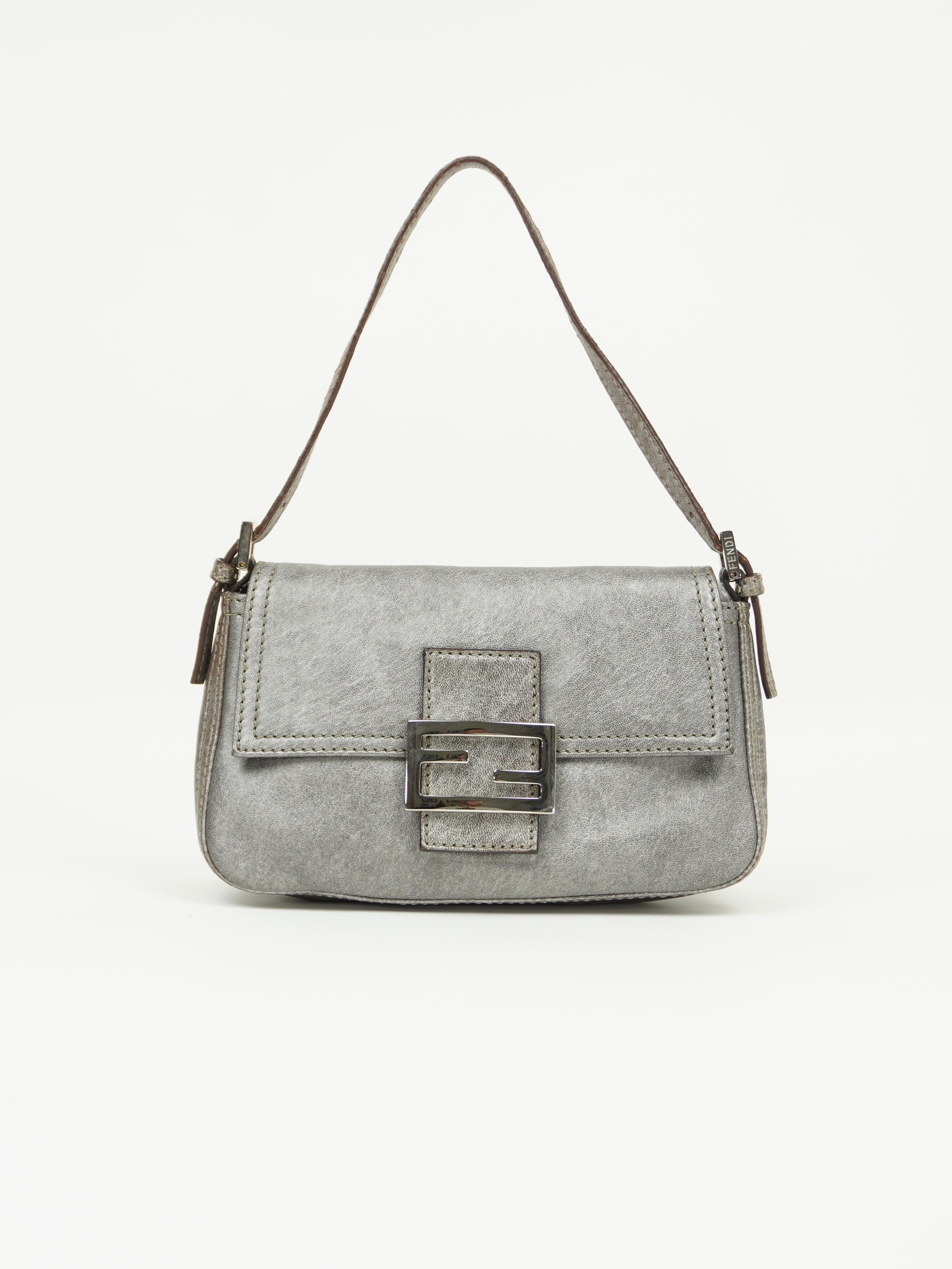 FENDI LEATHER BAGUETTE