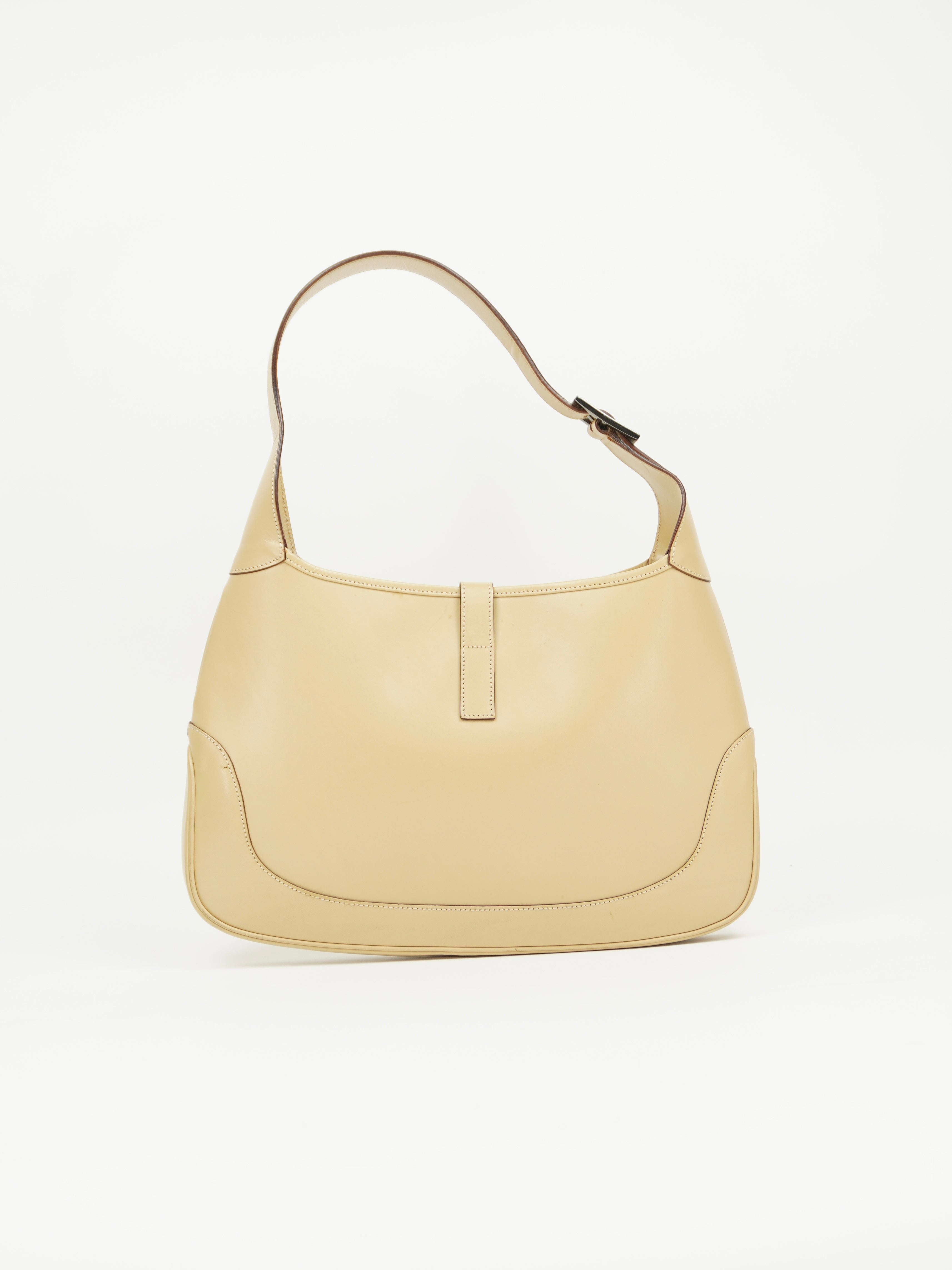 GUCCI LEATHER JACKIE SHOULDER BAG