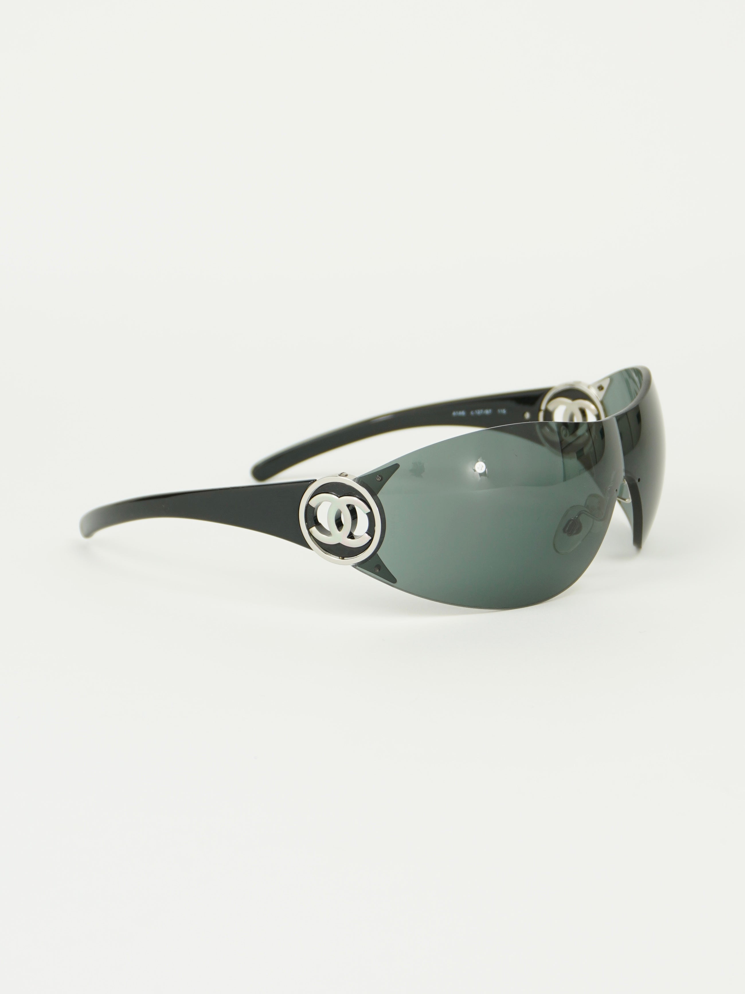 CHANEL RIMLESS CC LOGO SUNGLASSES
