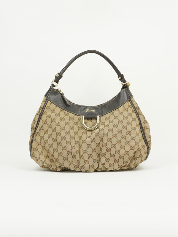 GUCCI MONOGRAM ABBEY BAG