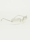 CHANEL RIMLESS RHINESTONE SUNGLASSES