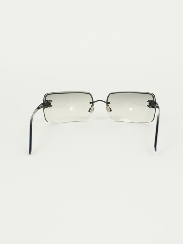 CHANEL RHINESTONE SUNGLASSES