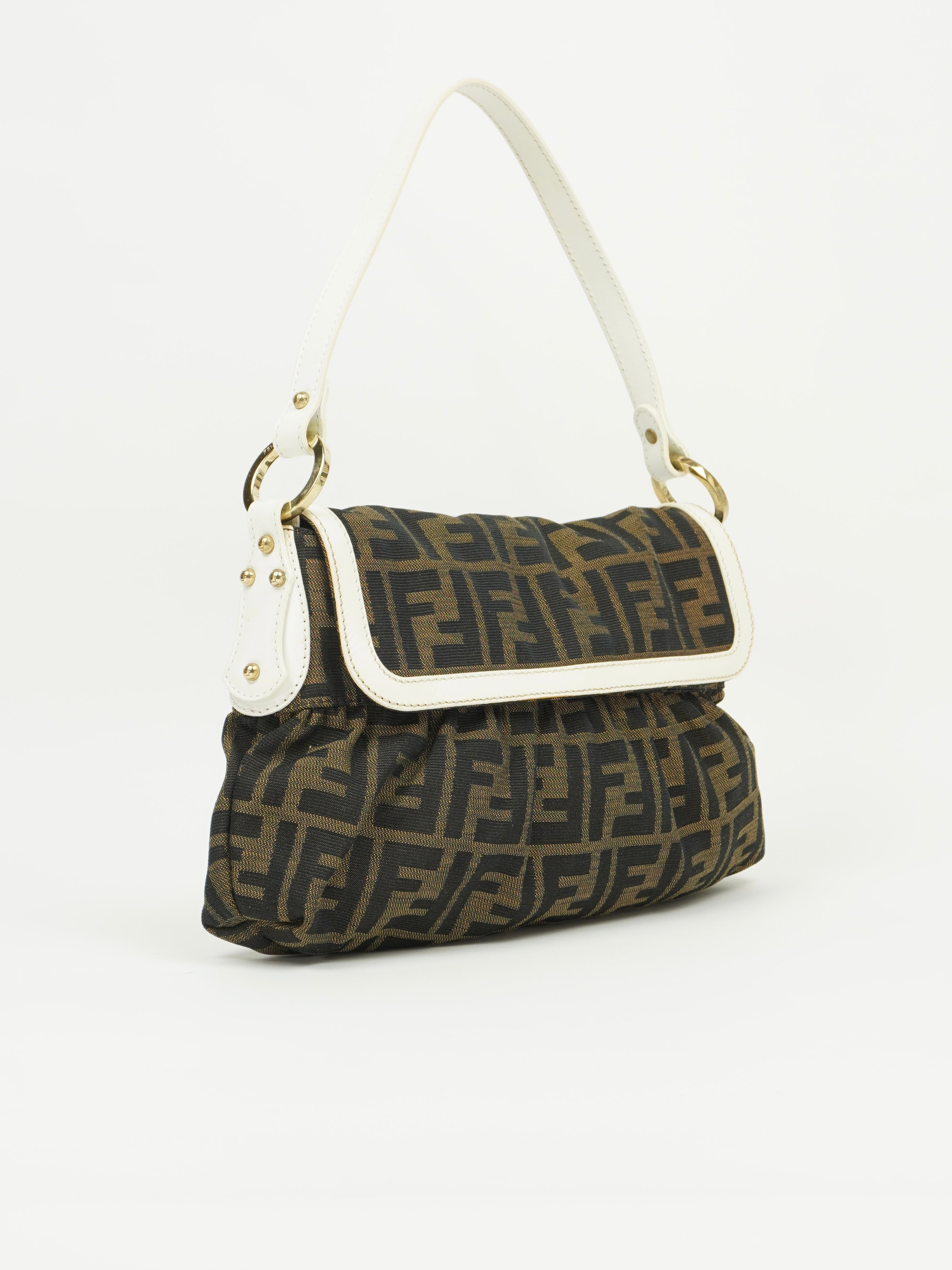 FENDI ZUCCA SHOULDER BAG