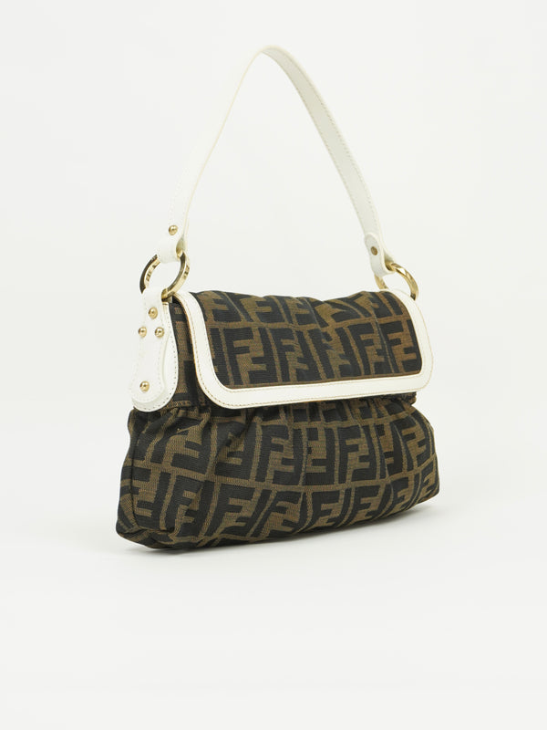FENDI ZUCCA SHOULDER BAG