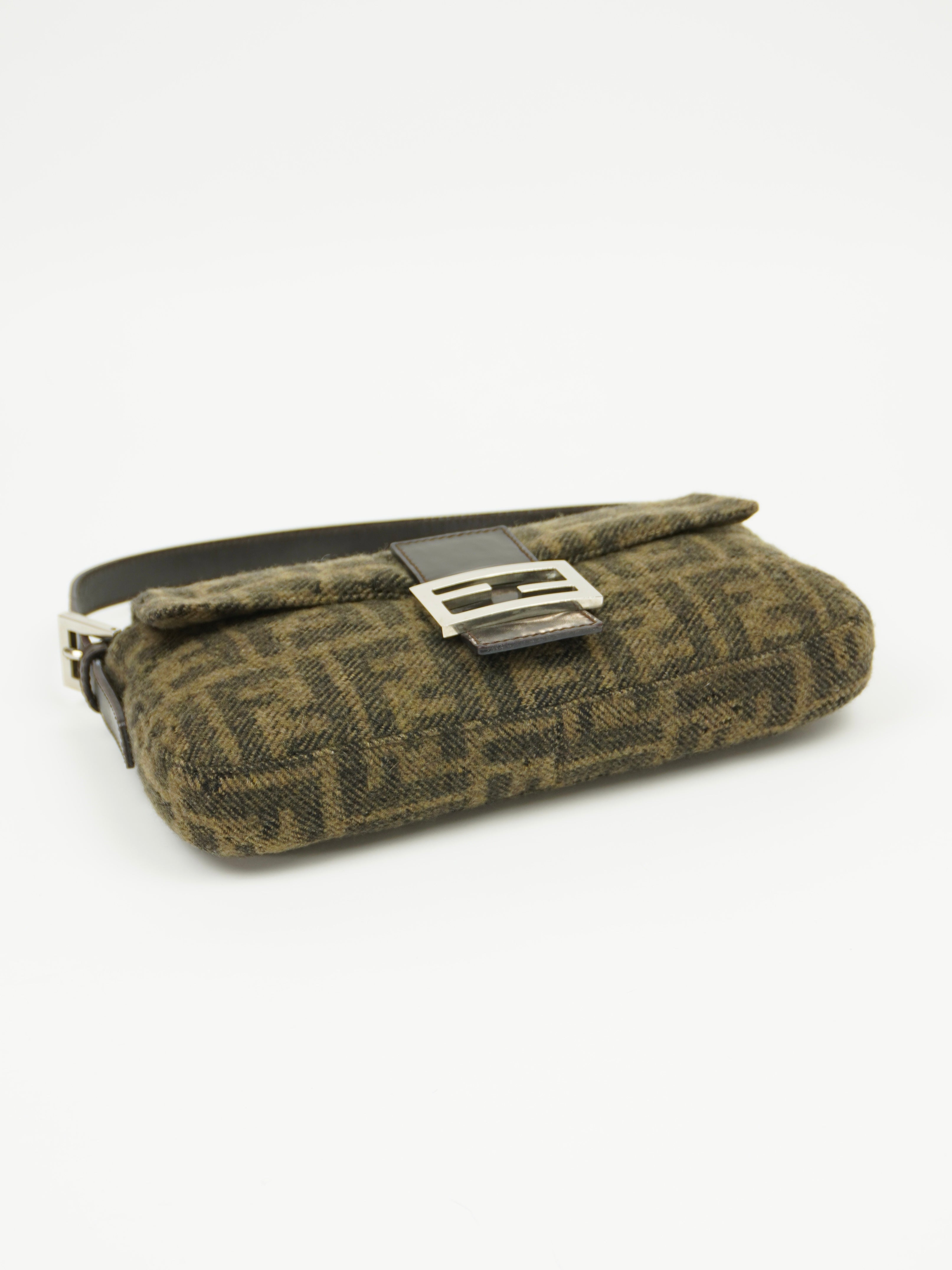 FENDI CASHMERE WOOL BAGUETTE