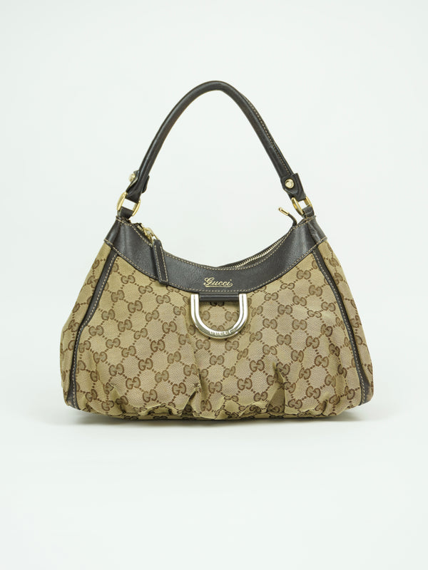 GUCCI MONOGRAM ABBEY BAG