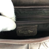 CHRISTIAN DIOR BROWN LEATHER SADDLE BAG