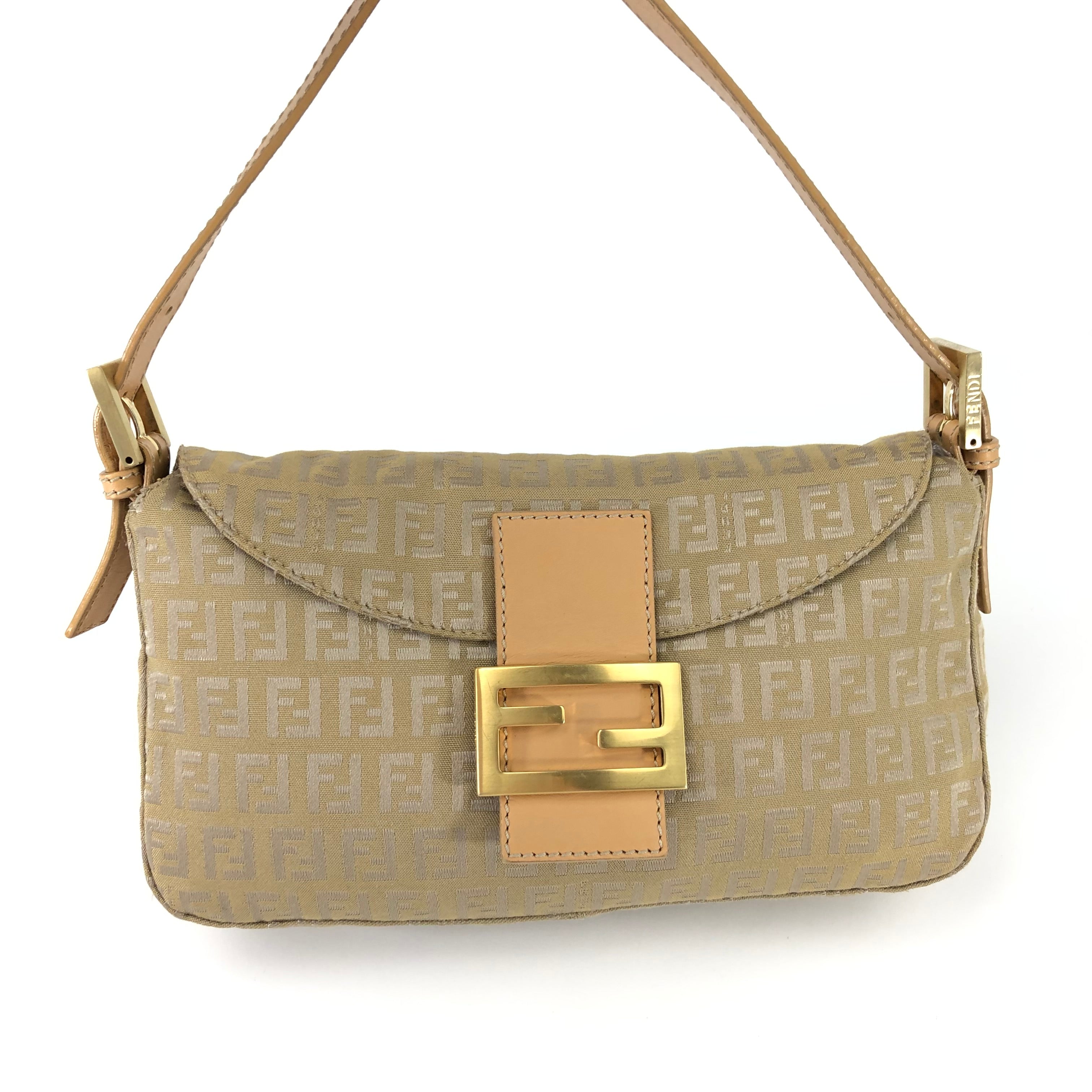 FENDI ZUCCA SHOULDER BAG