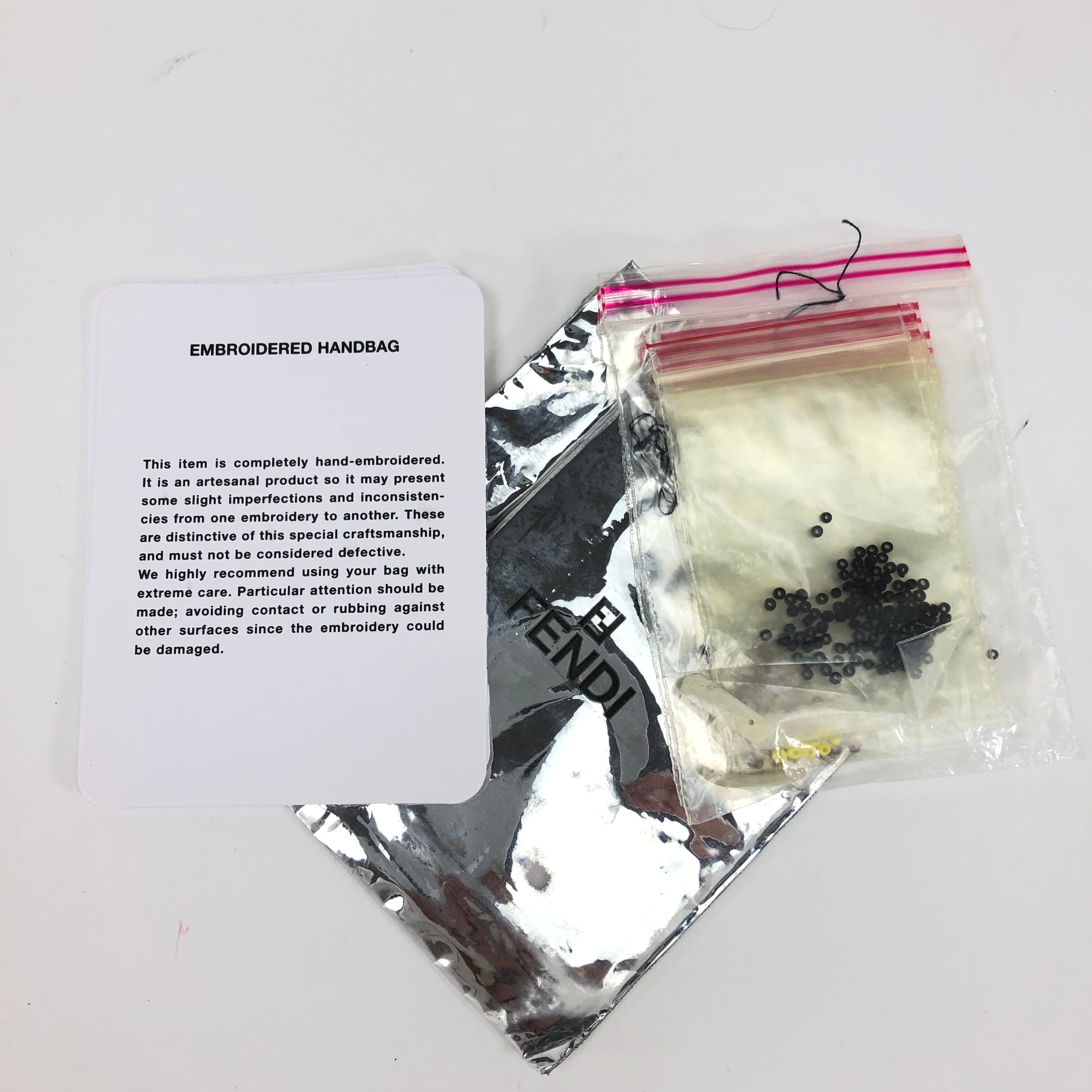 FENDI BEADED BAGUETTE BAG