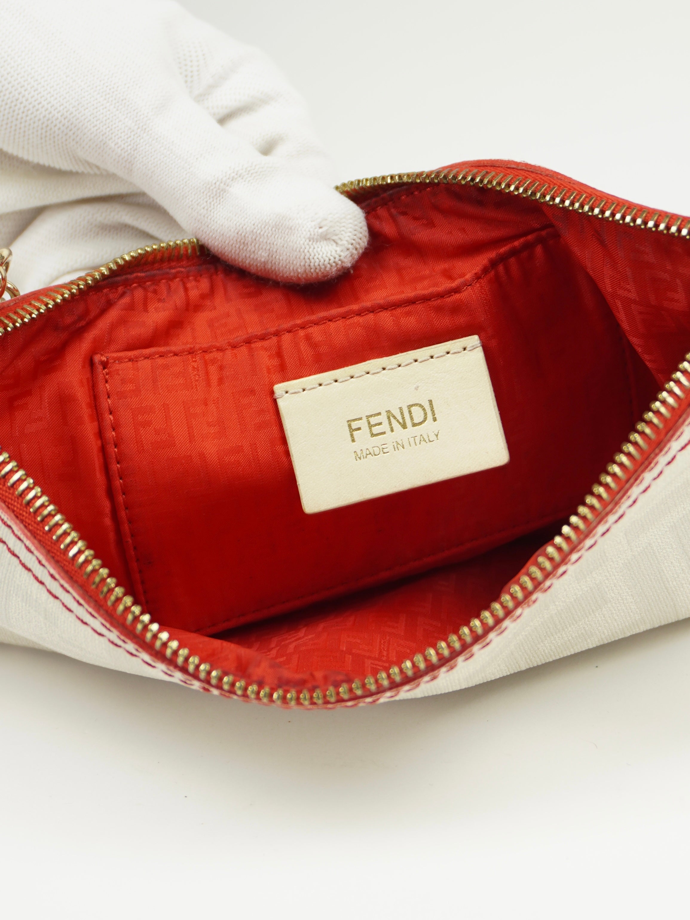 FENDI ZUCCA CHAIN BAG