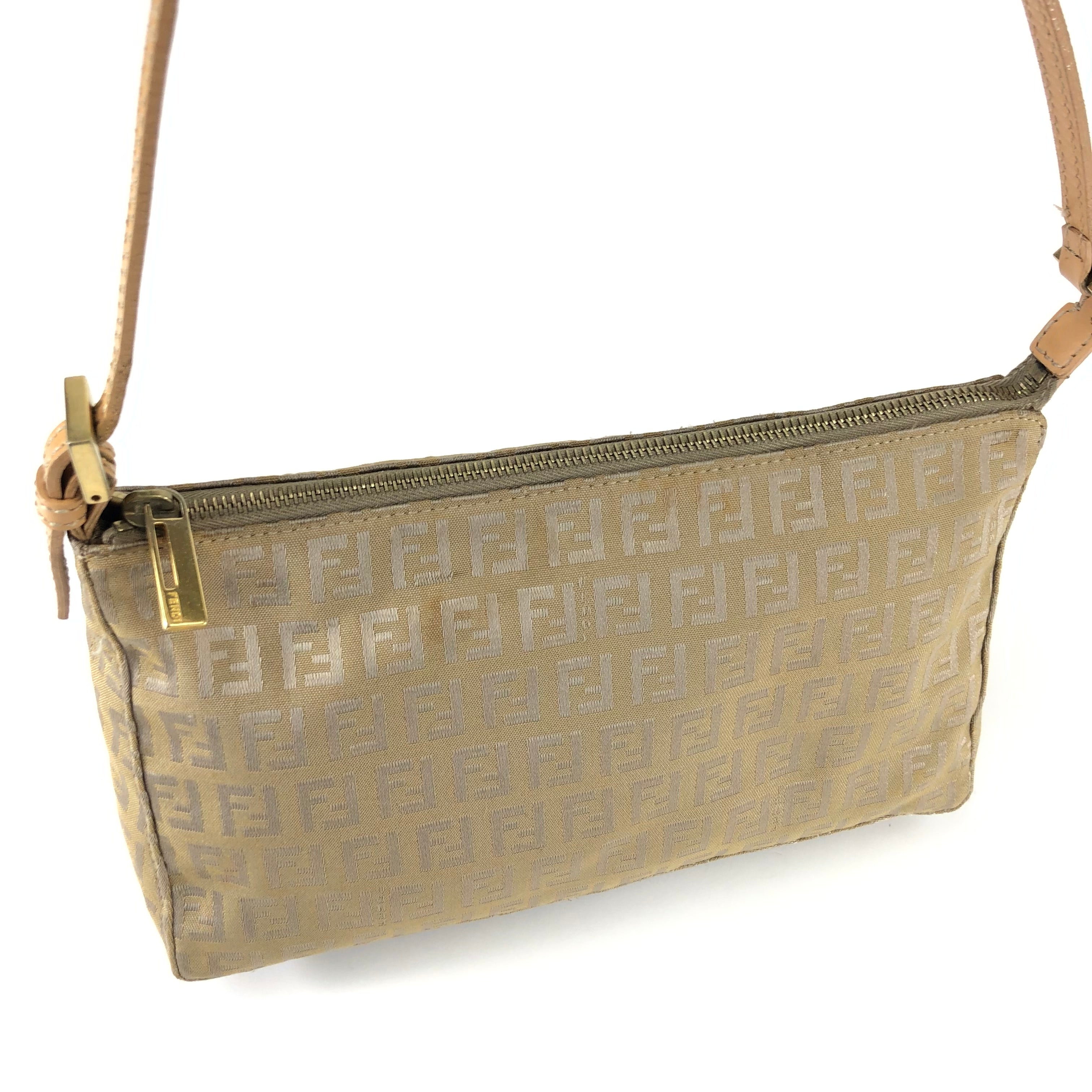 FENDI ZUCCA SHOULDER BAG