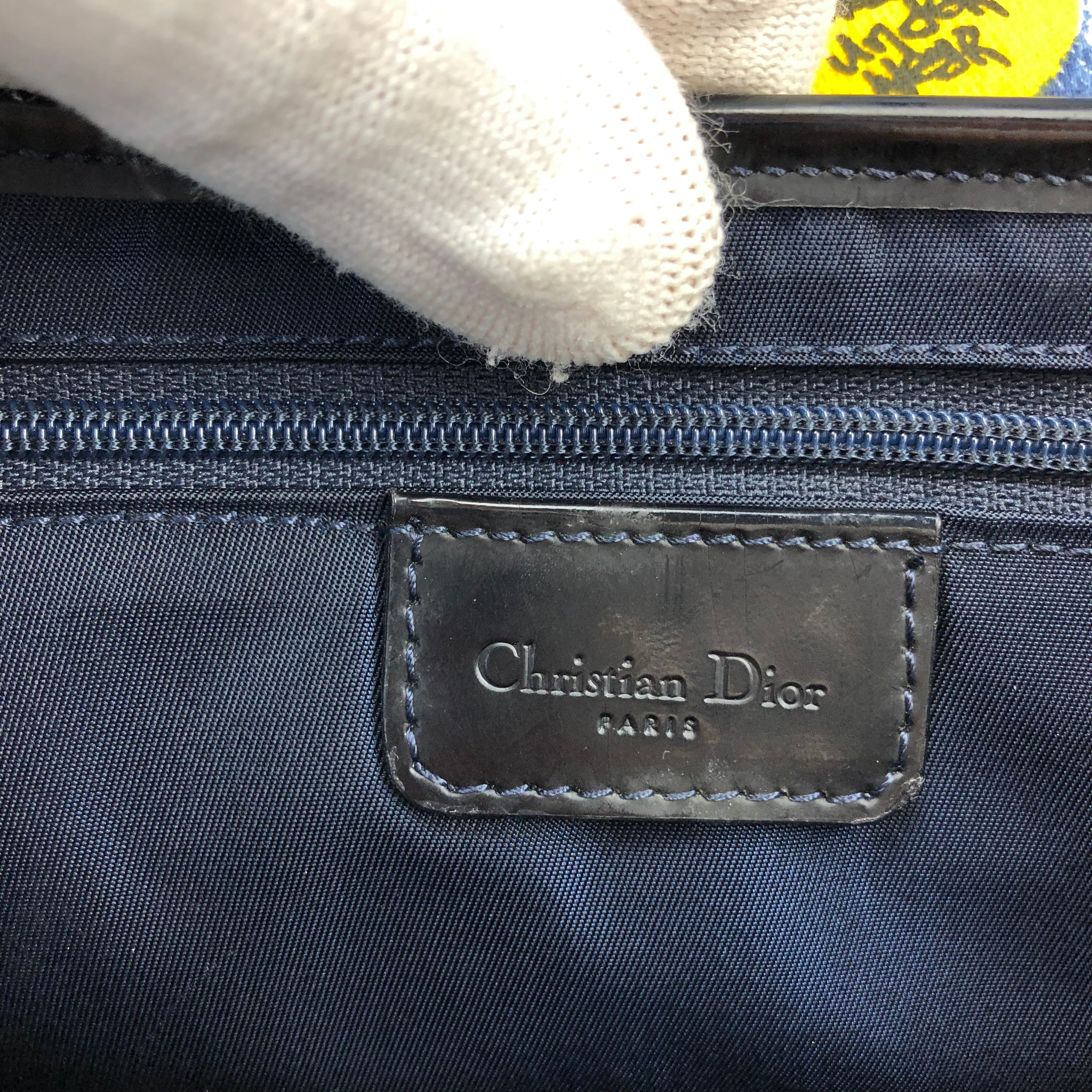 CHRISTIAN DIOR DIORELLA DENIM SADDLE BAG