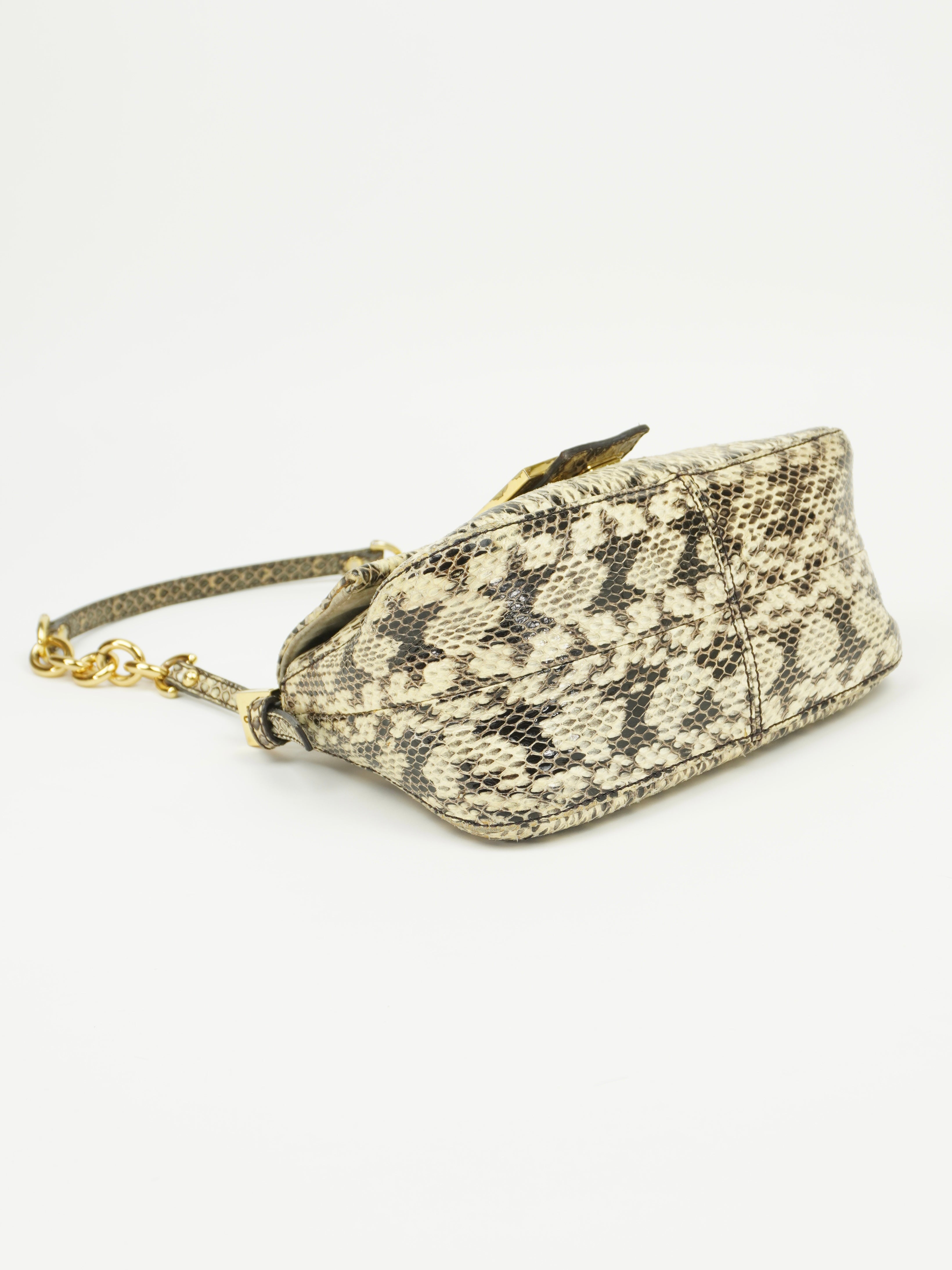 FENDI SNAKESKIN BAGUETTE BAG