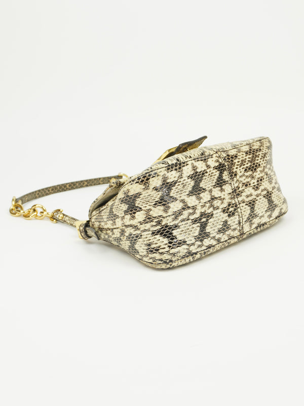 FENDI SNAKESKIN BAGUETTE BAG