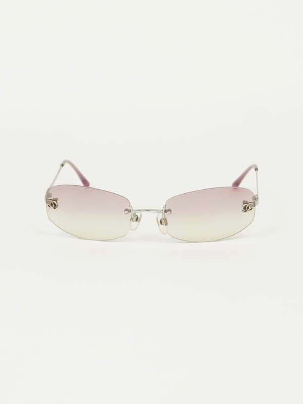 CHANEL RIMLESS SUNGLASSES