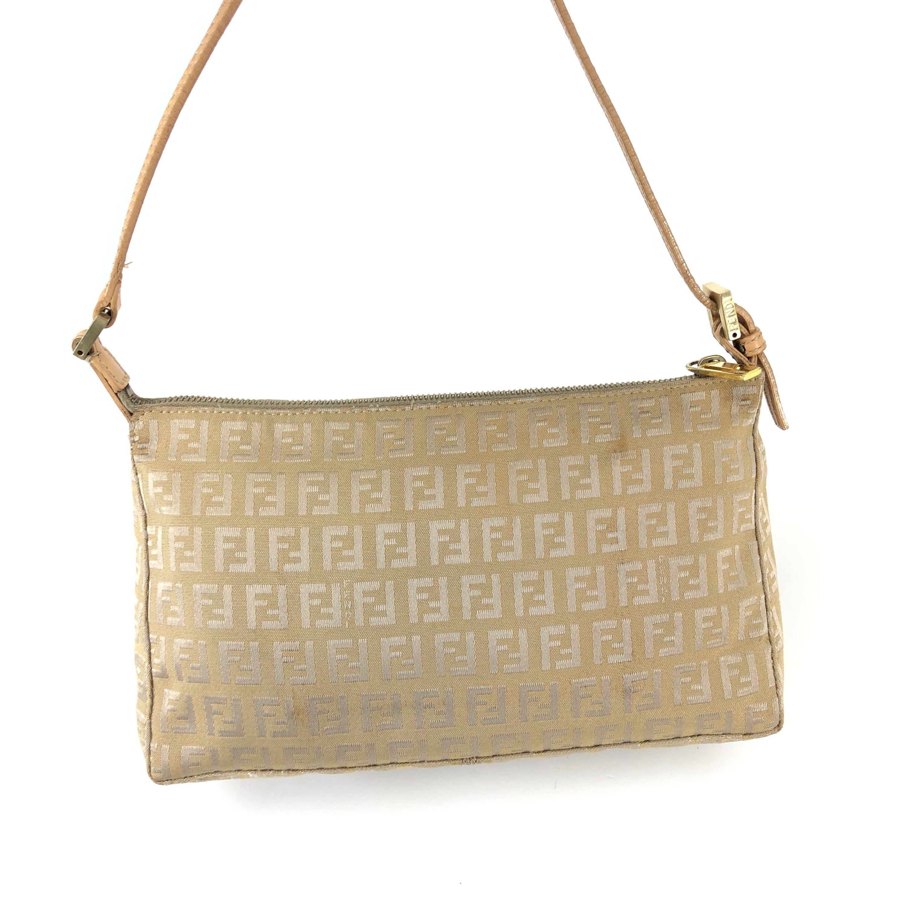 FENDI ZUCCA SHOULDER BAG