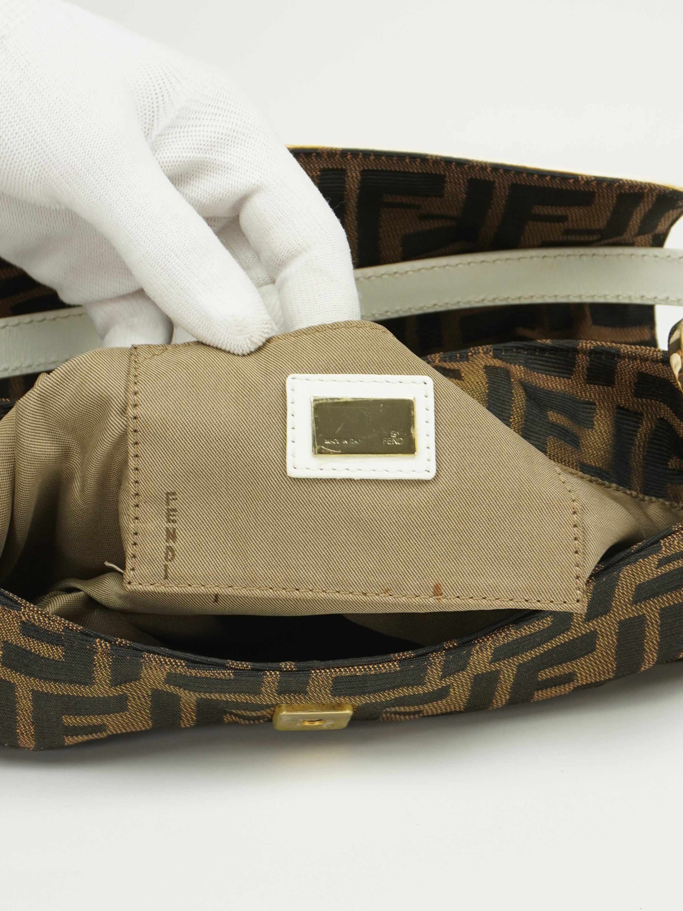 FENDI ZUCCA SHOULDER BAG