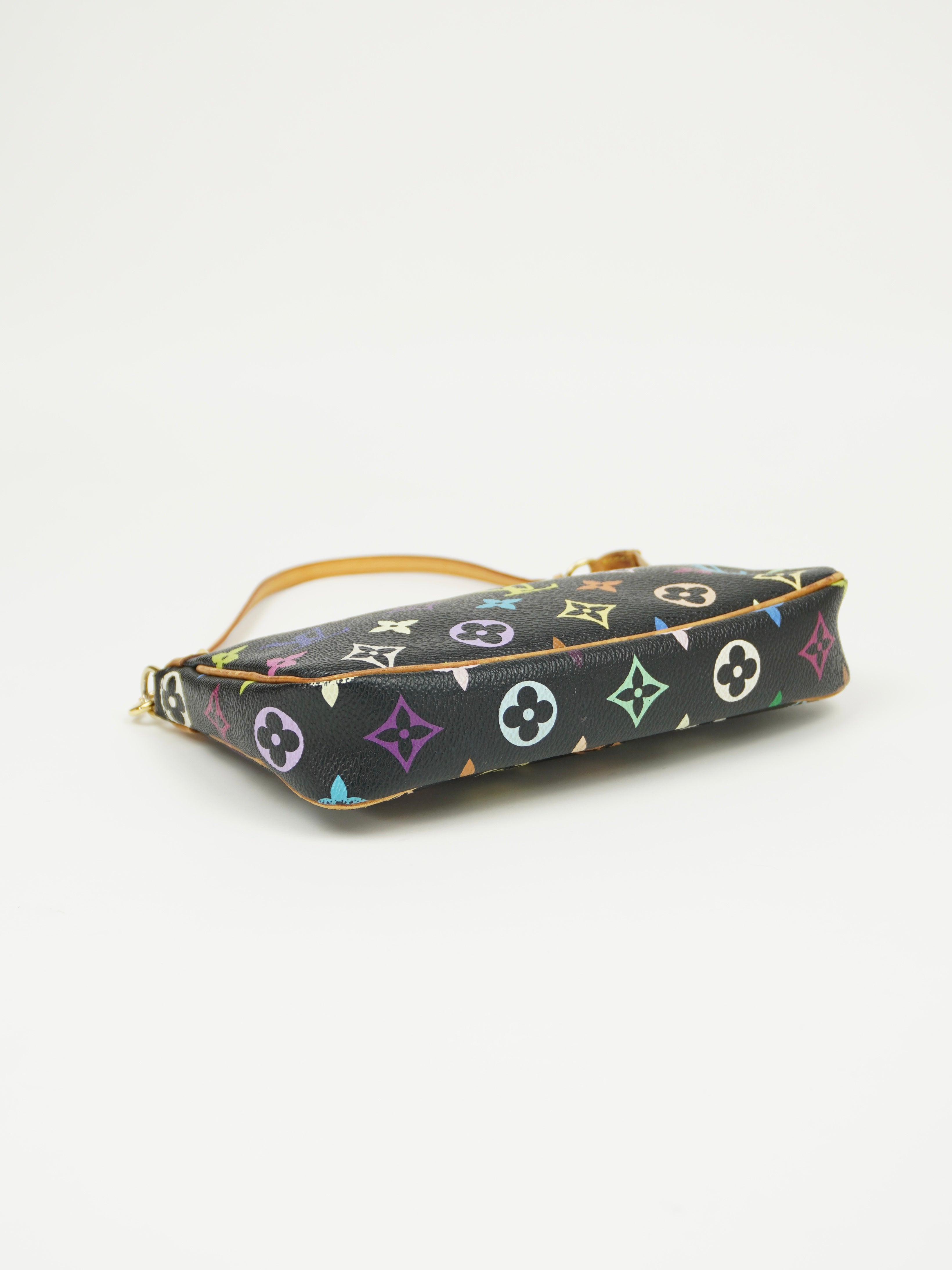 LOUIS VUITTON MULTICOLOR TAKASHI MURAKAMI POCHETTE BAG