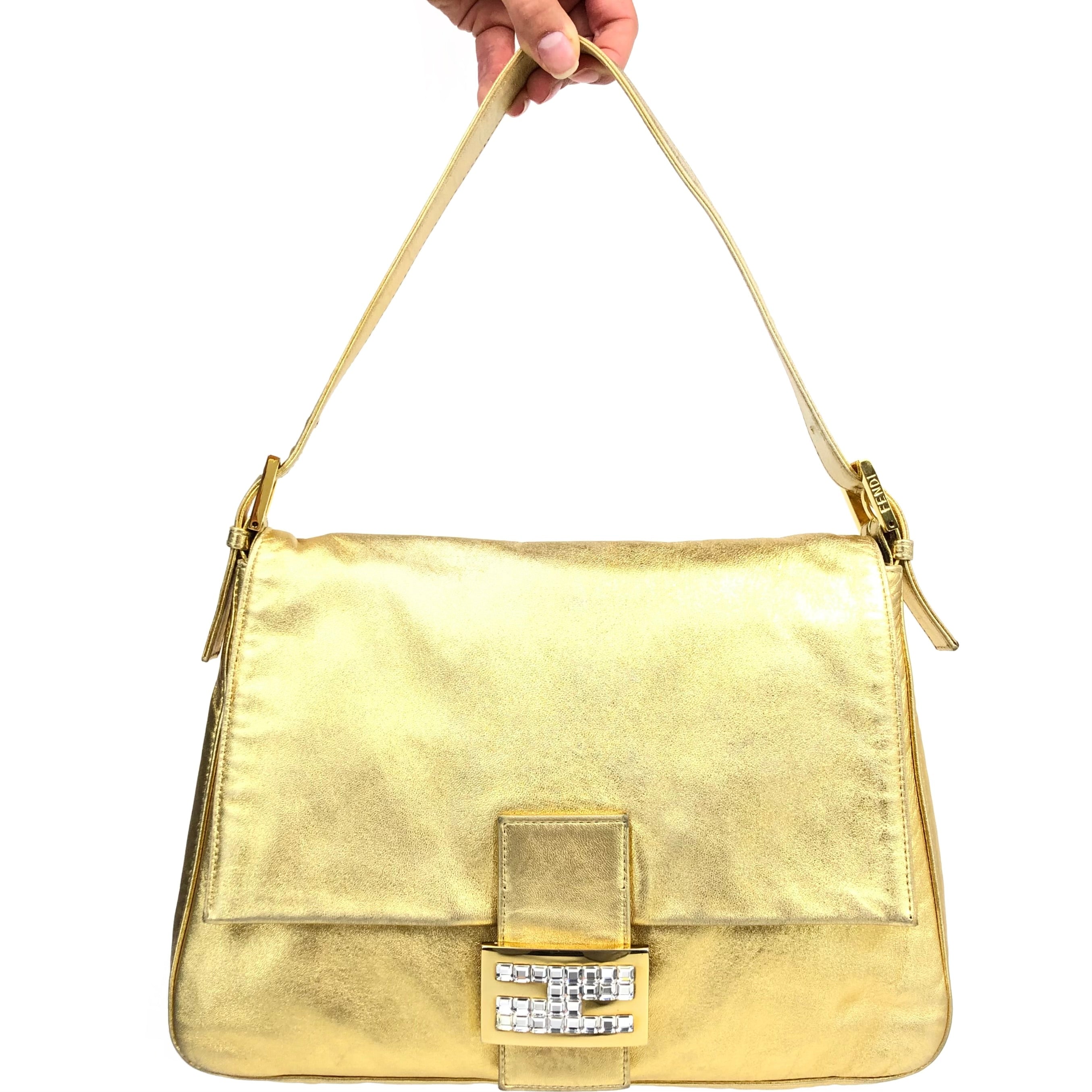 FENDI GOLD MAMA BAGUETTE