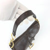 CHRISTIAN DIOR BROWN LEATHER SADDLE BAG