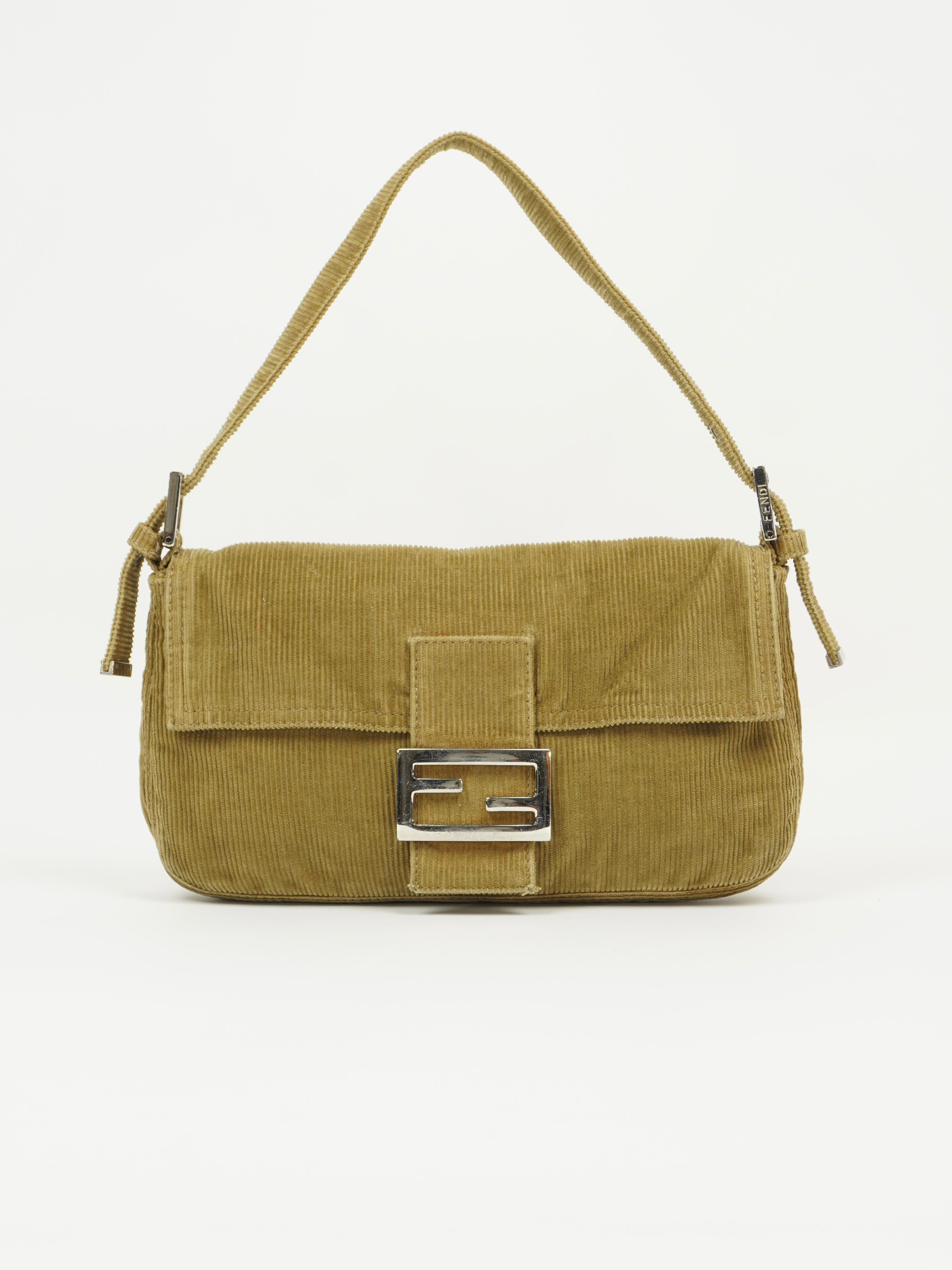 FENDI CORDUROY BAGUETTE