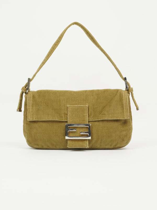 FENDI CORDUROY BAGUETTE