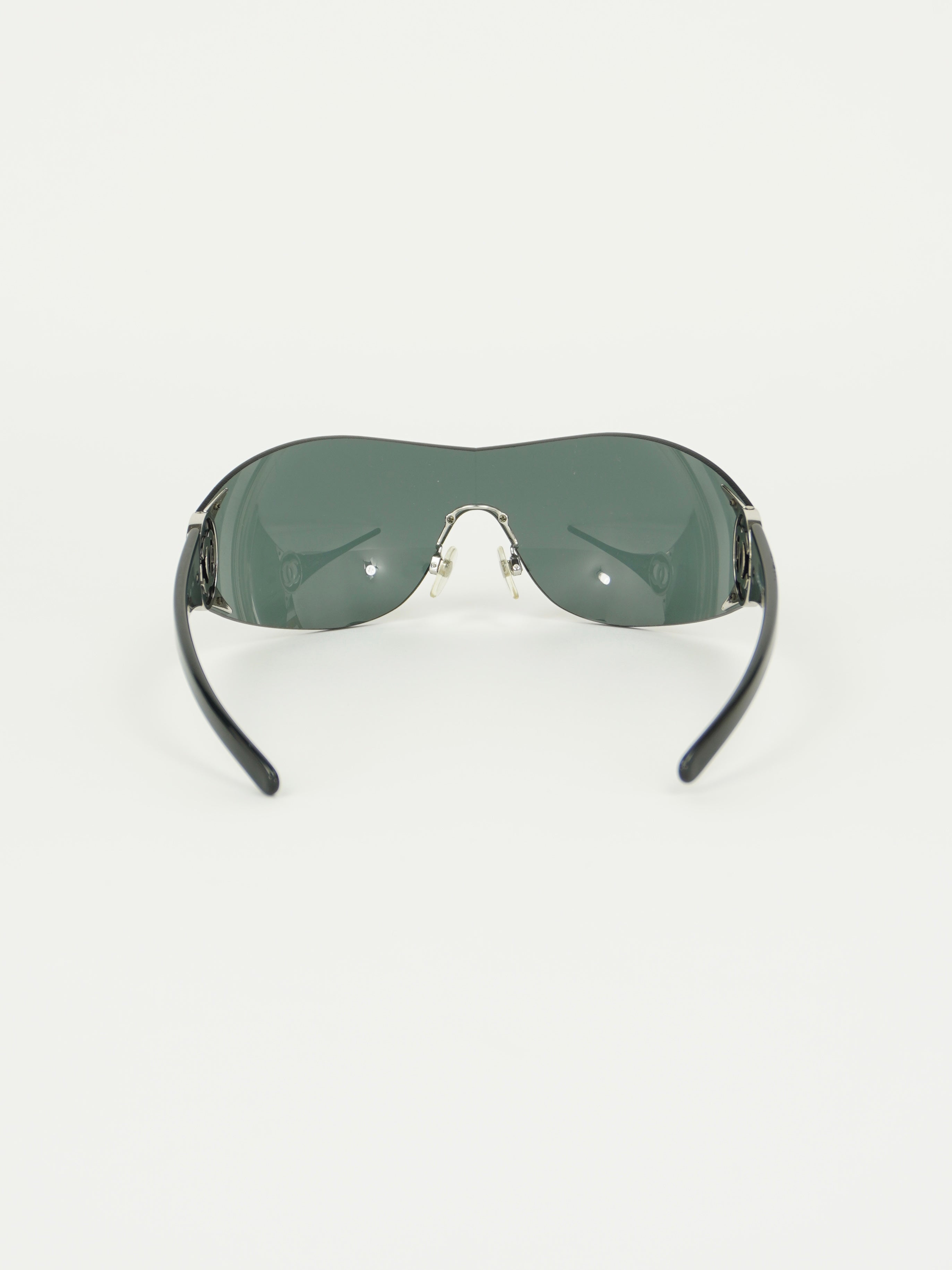 CHANEL RIMLESS CC LOGO SUNGLASSES