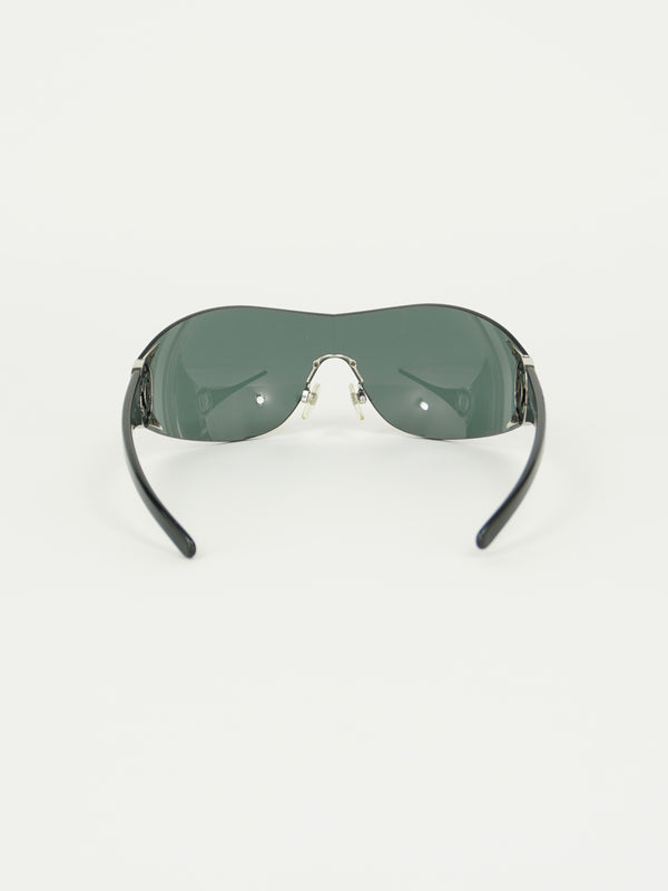 CHANEL RIMLESS CC LOGO SUNGLASSES